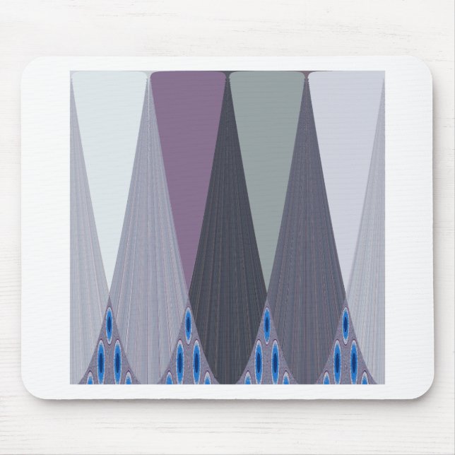 Snygg Fantastisk Chevron Design Art-utskrift Musmatta (Framsidan)