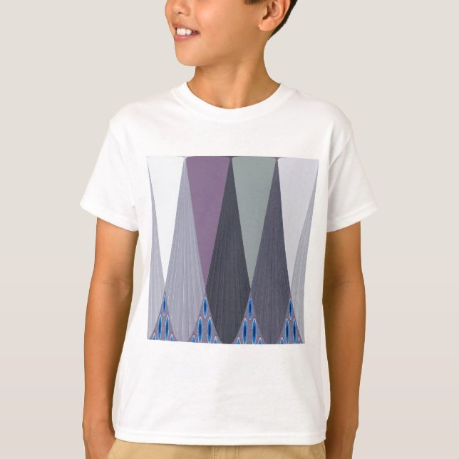 Snygg Fantastisk Chevron Design Art-utskrift Tee (Framsida)