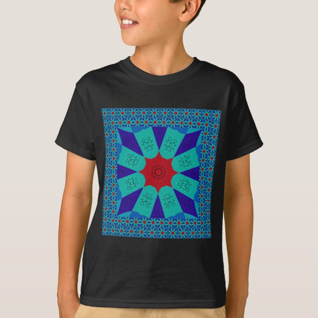 Snygg Fantastisk Egyptisk kvinnlig design Färg T-shirt (Framsida)
