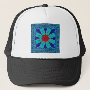 Snygg Fantastisk Egyptisk kvinnlig design Färg Truckerkeps