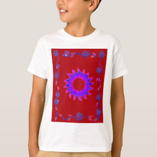 Snygg fantastisk India Motif Mendi Art Design T-shirt