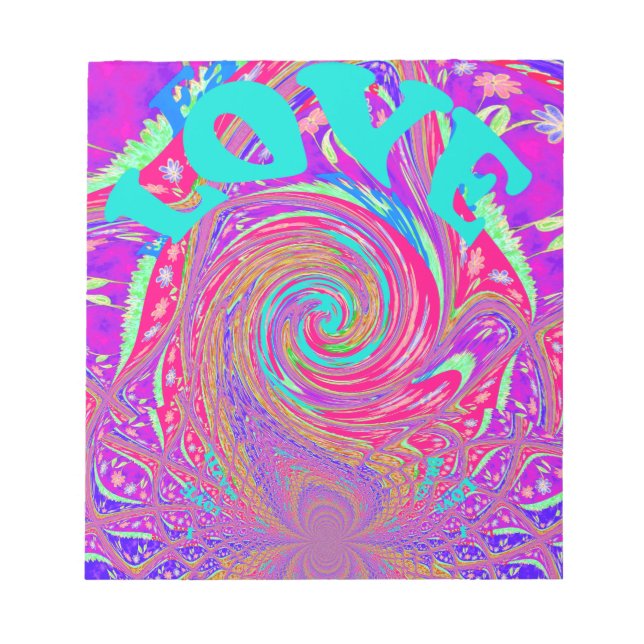 Snygg Fantastisk-Kärlek-textdesign Anteckningsblock (Framsida)