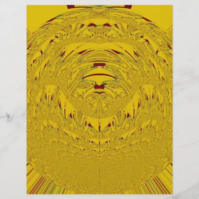 Snygg Fantastisk Lejon's Golden head Vector Art (Framsida)