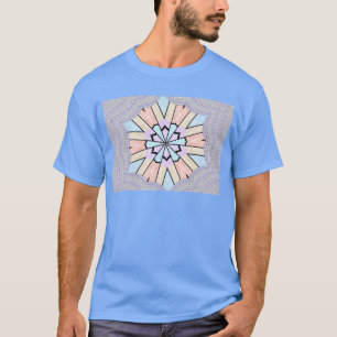 Snygg Fantastisk Mjuk pastel Geometric Art Skriv u T-shirt
