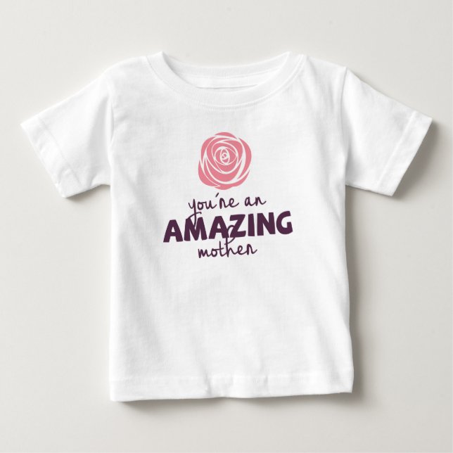 Snygg Fantastisk Mors dag | Ruffle Tee (Framsida)