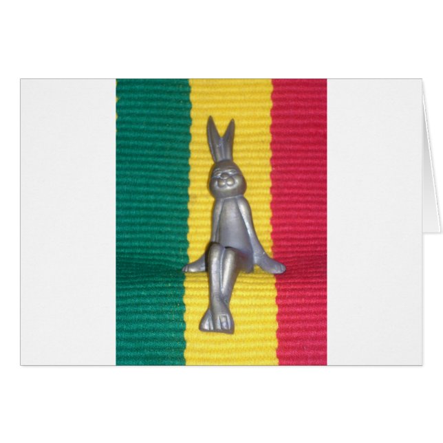 Snygg fantastisk Rabbit Kingston Jamaica Hälsningskort (Framsidan Horizontal)