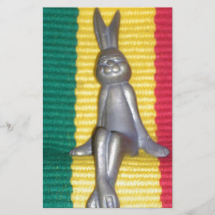 Snygg fantastisk Rabbit Rasta Oasis Metall Bunny