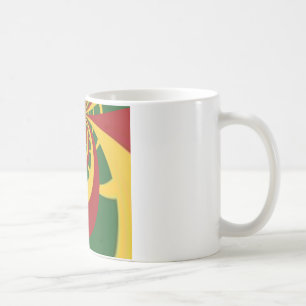 Snygg Fantastisk Rasta Färg Art-utskrift Kaffemugg