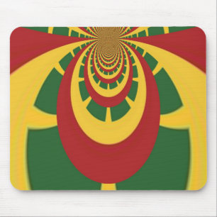 Snygg Fantastisk Rasta Färg Art-utskrift Musmatta