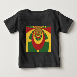 Snygg Fantastisk Rasta Färg Art-utskrift Tee