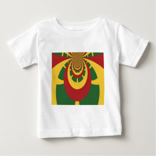 Snygg Fantastisk Rasta Färg Art-utskrift Tee Shirt