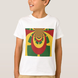 Snygg Fantastisk Rasta Färg Art-utskrift Tröja