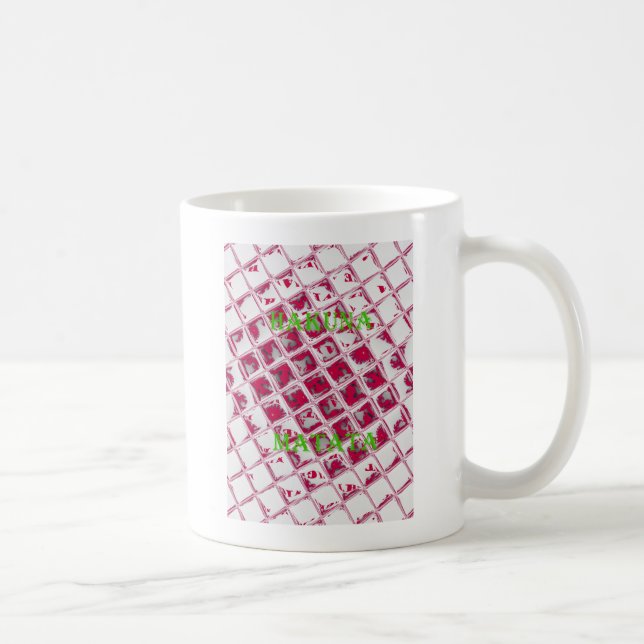 Snygg Fantastisk Red Snyggt Spegel Image Art Kaffemugg (Höger)