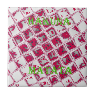 Snygg Fantastisk Red Snyggt Spegel Image Art Kakelplatta