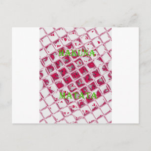 Snygg Fantastisk Red Snyggt Spegel Image Art Vykort