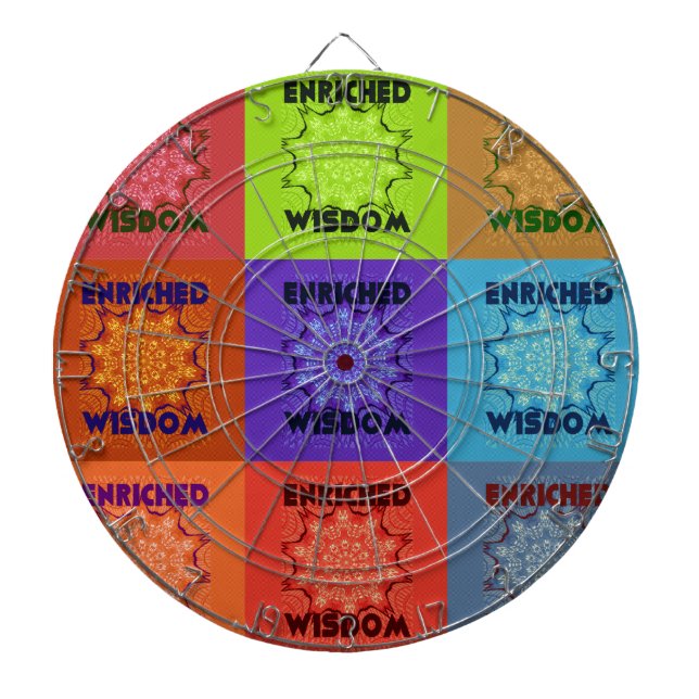 Snygg Fantastisk, snygg poppgrafik: berikad Darttavla (Framsidan)