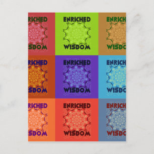 Snygg Fantastisk, snygg poppgrafik: berikad Vykort