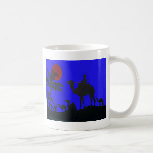 Snygg Fantastisk Sunset Camel Safari Art Print Kaffemugg