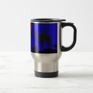 Snygg Fantastisk Sunset Camel Safari Art Print Resemugg