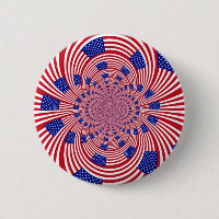Snygg Fantastisk United Stater Flagga Kaleidoscope