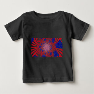 Snygg Fantastisk United Stater Flagga Kaleidoscope Tee