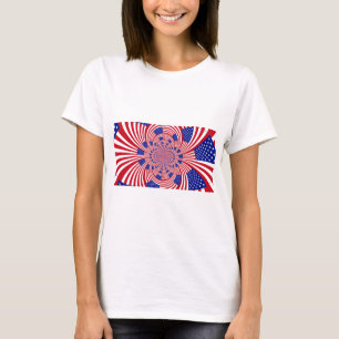 Snygg Fantastisk United Stater Flagga Kaleidoscope Tröja