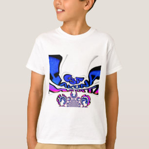 Snygg Fantastisk USA Roligt Text Art Mönster Desig T-shirt