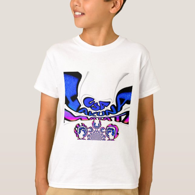 Snygg Fantastisk USA Roligt Text Art Mönster Desig T-shirt (Framsida)