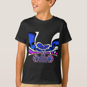 Snygg Fantastisk USA Roligt Text Art Mönster Desig T-shirt
