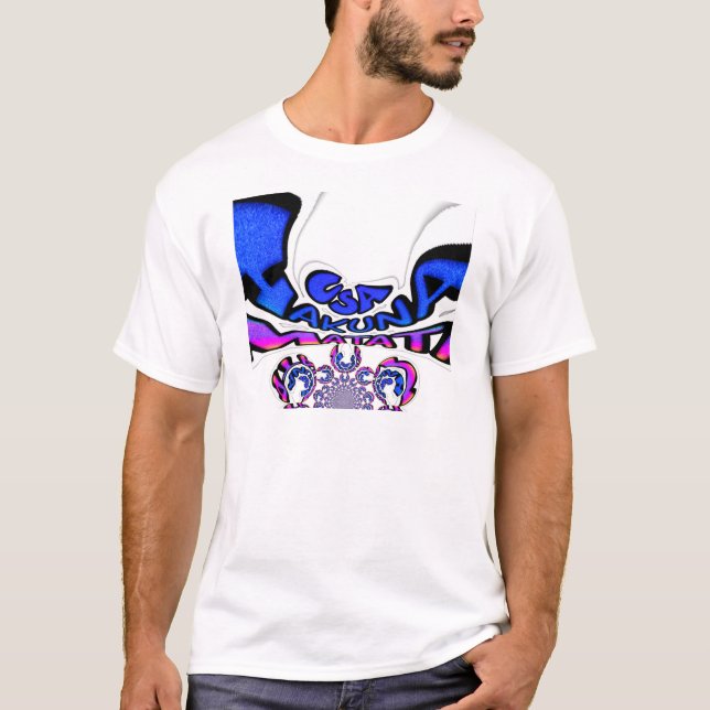 Snygg Fantastisk USA Roligt Text Art Mönster Desig Tee (Framsida)