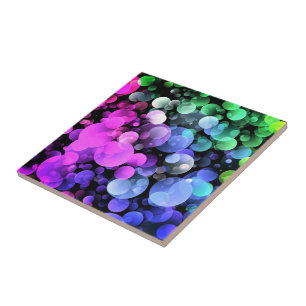 Snygg Färg Bubbles Ceramic Tile Kakelplatta