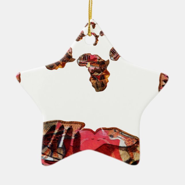 Snygg Färg Julgransprydnad Keramik (Framsidan)