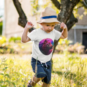 Snygg färgstark Hund Poster