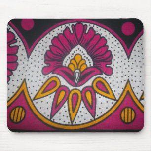 Snygg färgstark utskrift av African Fabric Motif A Musmatta