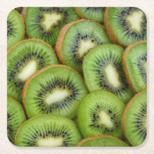 Snygg färsk KiWi-Redo till mat Underlägg Papper Kvadrat