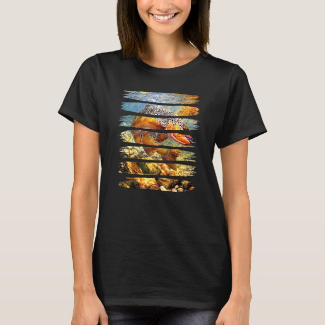 Snygg fiskfart t shirt (Framsida)