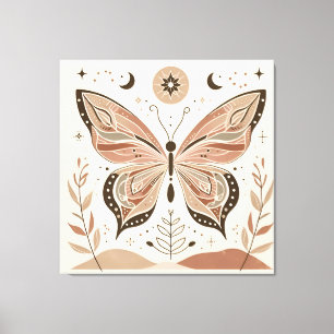 Snygg fjäril Canvas Wall Art