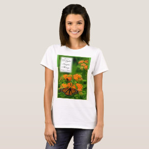 Snygg fjäril tee