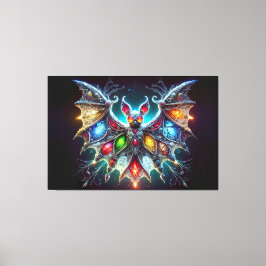 Snygg Fladdermus Canvastryck