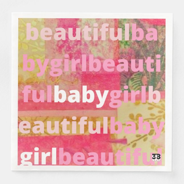 Snygg Flicka Collection Pappersservett (Framsida)