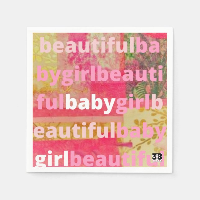 Snygg Flicka Collection Pappersservett (Framsidan)