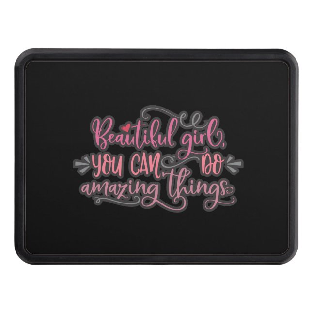 Snygg flicka du kan göra Fantastisk Sak Dragkroksskydd (Framsidan)