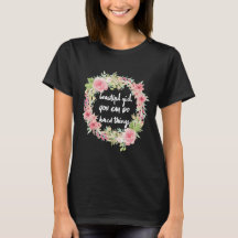 Snygg flicka du kan göra Sak Black Shirt