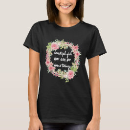 Snygg flicka du kan göra Sak Black Shirt T-shirt