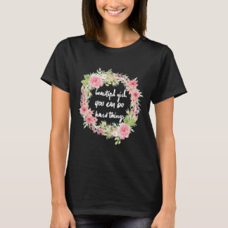 Snygg flicka du kan göra Sak Black Shirt T-shirt
