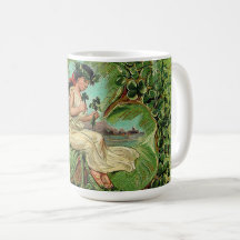 Snygg flicka med Shamrocks