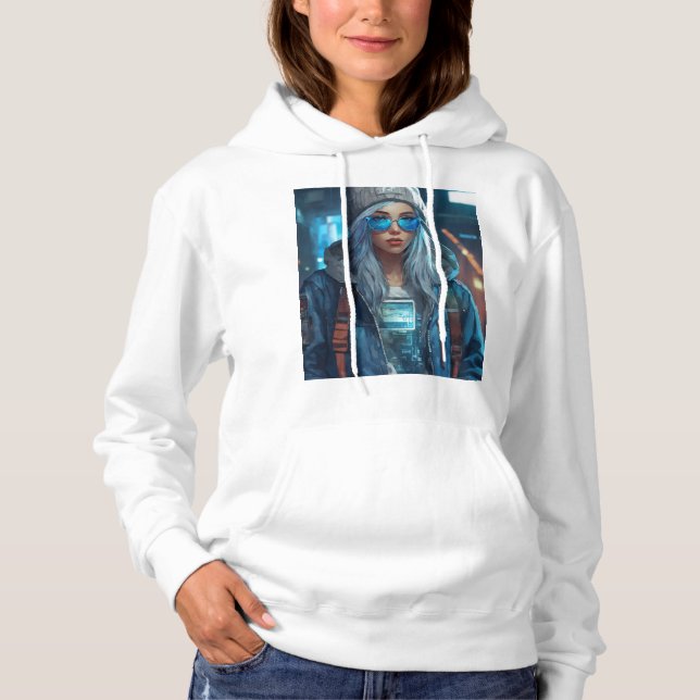 Snygg flicka och Arg Cat Tattoo T-Shirt (Framsida)
