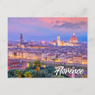 Snygg Florens, Italien Vykort