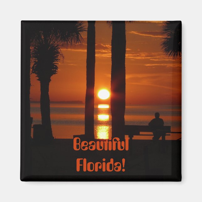 Snygg Florida! Magnet (Framsidan)