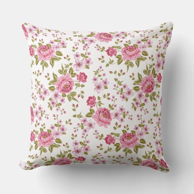 Snygg Flower-elegant-design Kudde (Framsida)